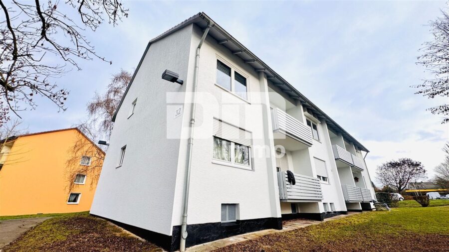 (R)eserviert!Kompakte Zweizimmerwohnung mit Balkon, Kellerraum - Seitenansicht Balkone